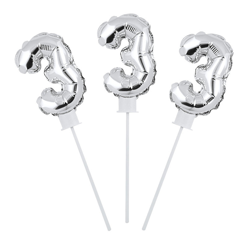 6 ballons en mylar 6 "Fun Express