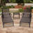 Adjustable Reclining Aluminum Chaise Lounge with Wheels