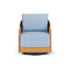 Alpine Outdoor Teak Swivel Lounge Chair-7167861