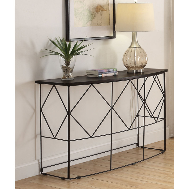 Console Arcadia, Noyer foncé/noir