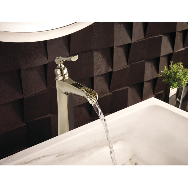 Rook® Single Handle Vessel Lavatory Faucet, 1.5 GPM, Polished Nickel