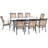 Bucher 8 - Person Patio Dining Set with Rectangular Table