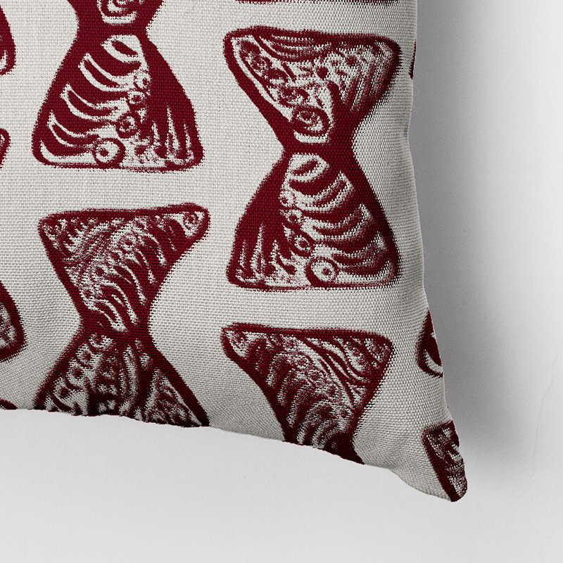Housse et insert de coussin extérieur d'extérieur, 20 po X 20 po, Marron