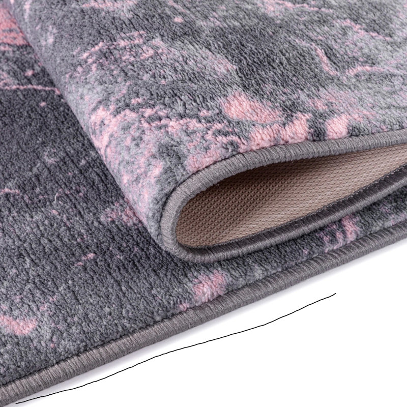 Non-Slip Indoor Door Mat, 50cm W x 80cm L, Pink