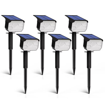 Solar Spot Lights Outdoor Waterproof IP67 Solar Garden Lights Landscape Lighting For Outside