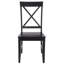 Chaise d'appoint à dossier en X Cierra-1016120000