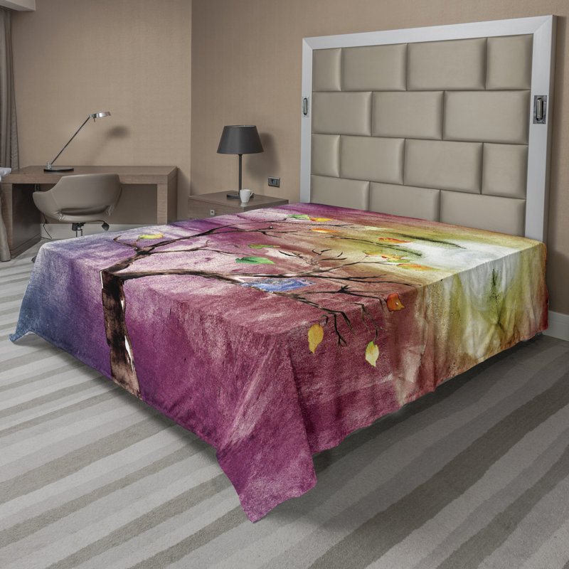 Microfiber No Pattern And Not Solid Color Flat Sheet, Full
