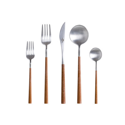 Mito 5 - Piece Stainless Steel Flatware Set - Service for 1
