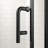 34"W x 72"H Pivot swing single glass panel shower door-108598233
