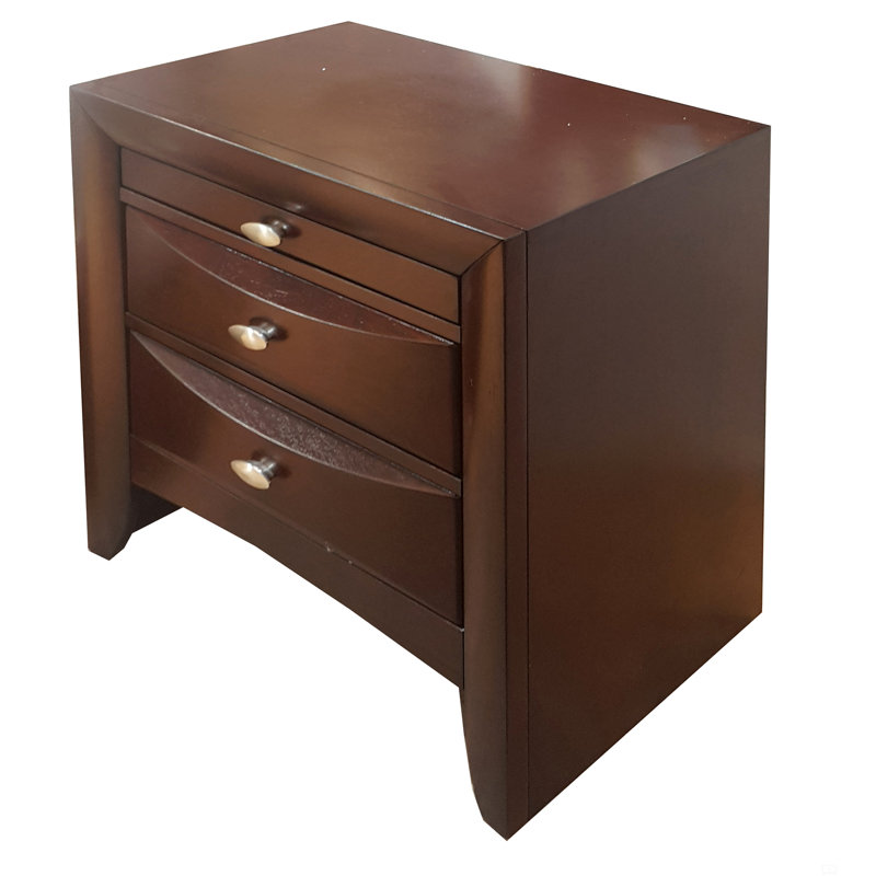 Storage Nightstand, Espresso