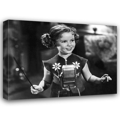 Hokku Designs Hollywood, photo d'archives sur toile tendue, Shirley Temple (64_488706)