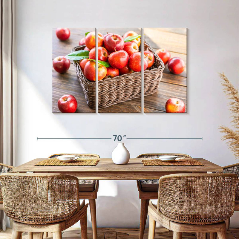 Yarlin Fresh Apple Harvest, 36" H x 57" W