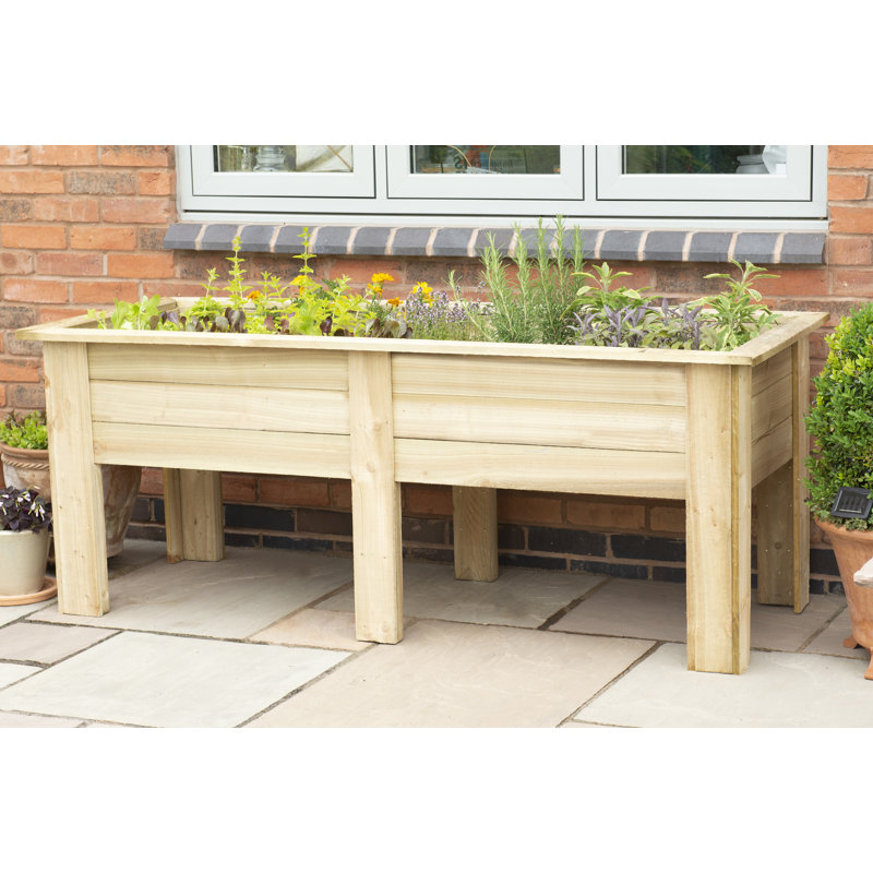 Wood Elevated Planter