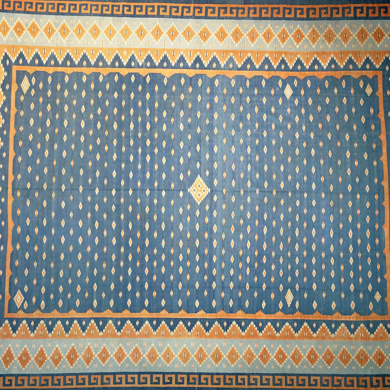 Dhurrie One-of-a-Kind Rectangle 10'3" X 13'3" Area Rug