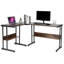 L-Shaped Metal Base Executive Desk-781180998