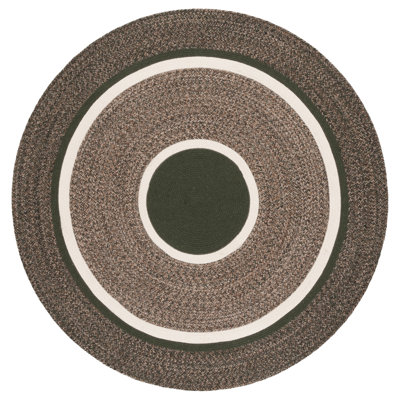 Tapis vert / beige Dayasia 759