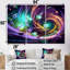 Mauve et vert fractal Fusion I - impression d'art mural fractal-399021538-399021541