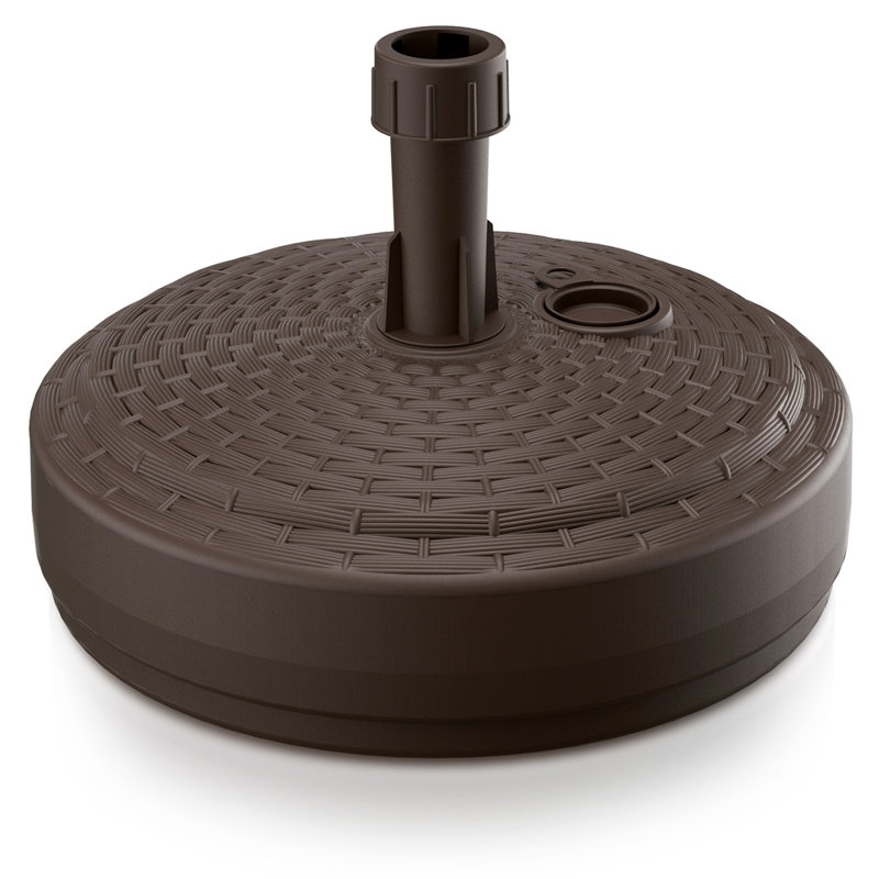Kimberly 1kg Plastic Free Standing Umbrella Base, Umber