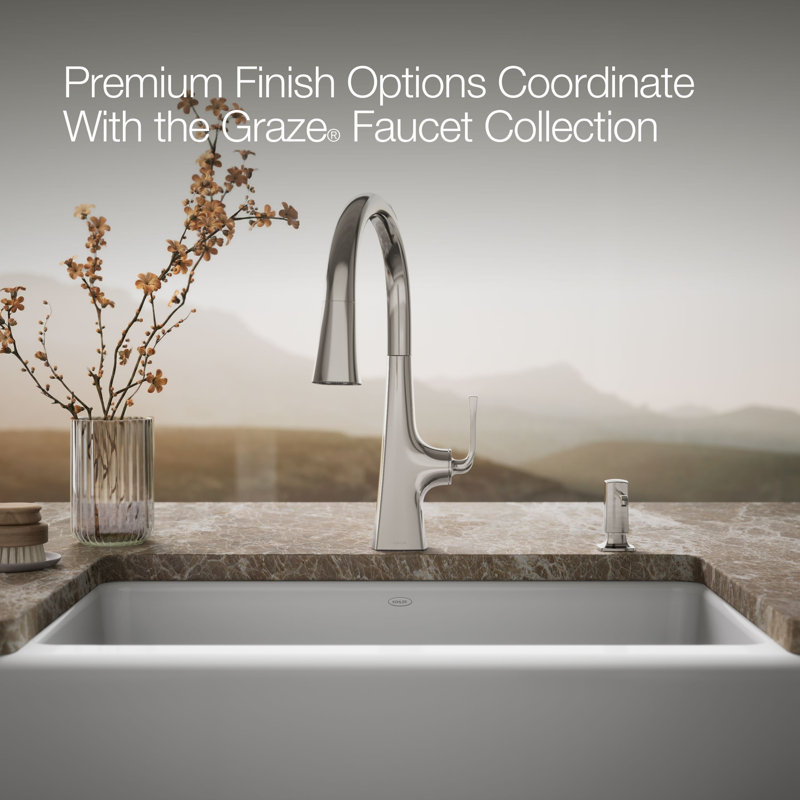 Graze Soap/Lotion Dispenser, Vibrant Polished Nickel