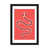 Papier d'art encadré noir sélectionné