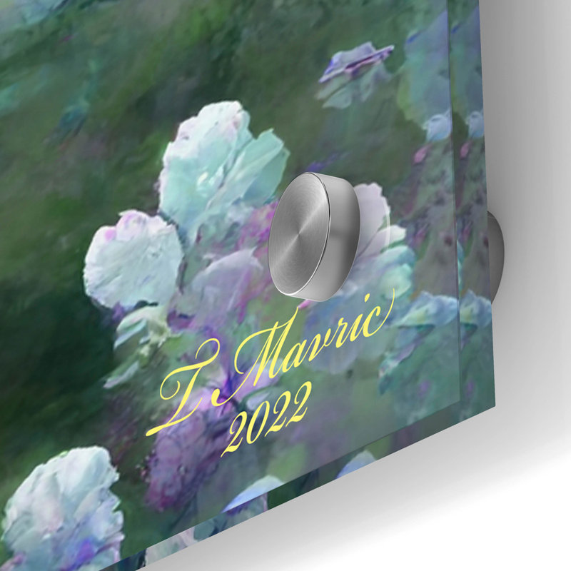 «Where the Trees Grow» par Tanya Mavric, art mural en verre acrylique, H 24 po x l 24 po x P 0,2 po