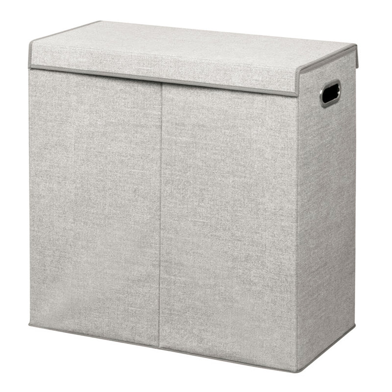 Laundry Sorter with Handles, Grey