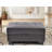 Camden Faux Leather Ottoman-1527021103