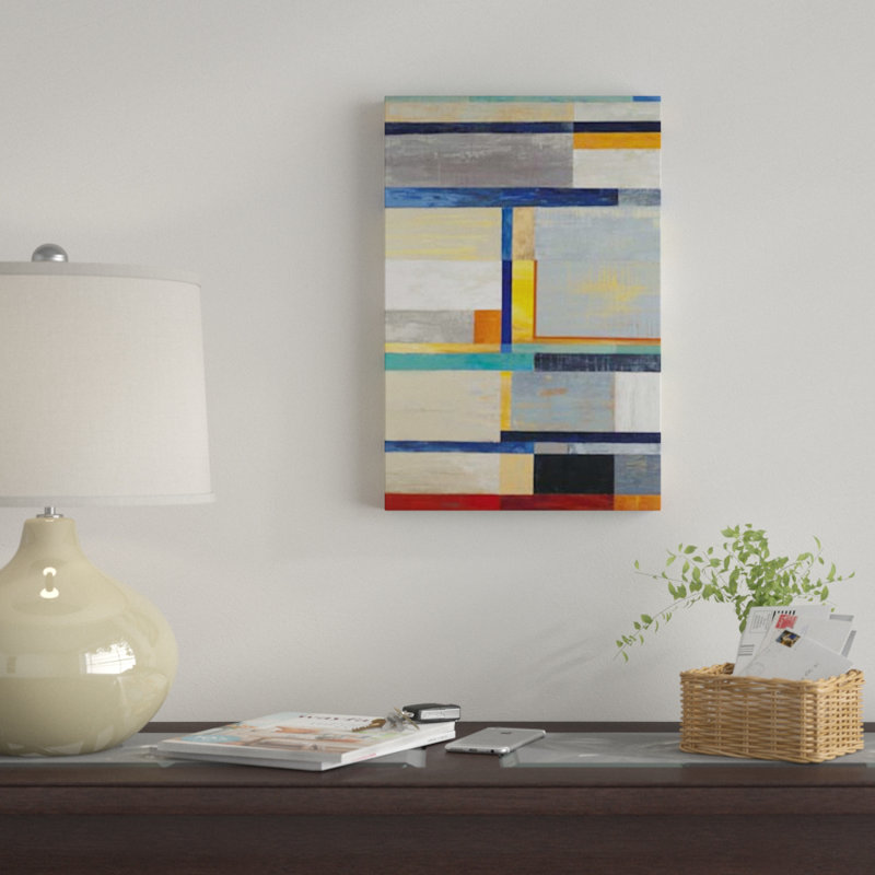 «Retro Spectrum», reproduction sur toile, H 40 po x l 26 po x P 1,5 po, Toile tendue