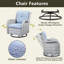 Chaise de patio avec coussins Tonry