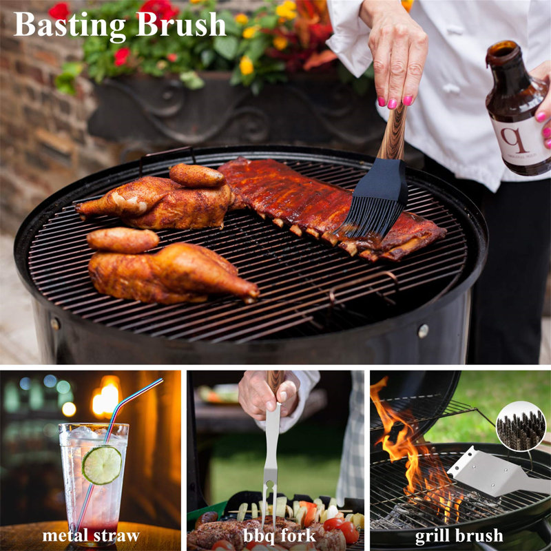 Stainless Steel Dishwasher Safe Grilling Tool Set
