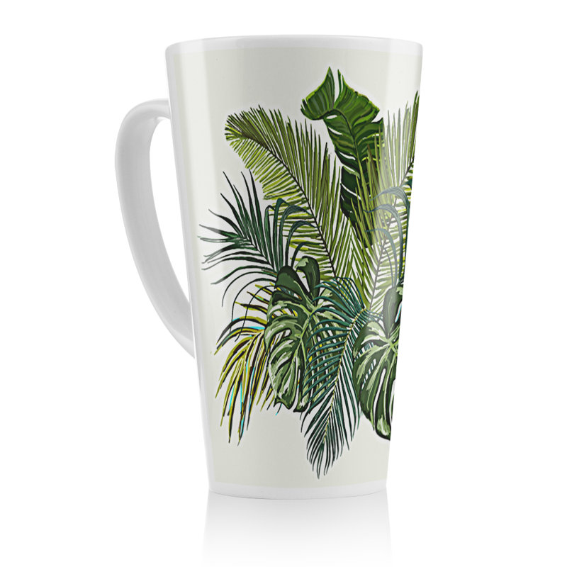 Tropical Foliage Latte Mug