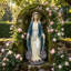 Statue miraculeuse de la Madone