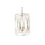 Plafonnier torsadé Art Deco