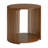 Estie Round Wood Slatted End Table With Open Shelf-227138998