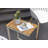 Moorea Aluminum and FSC Teak Outdoor Patio C-shape Side Table-1929431807
