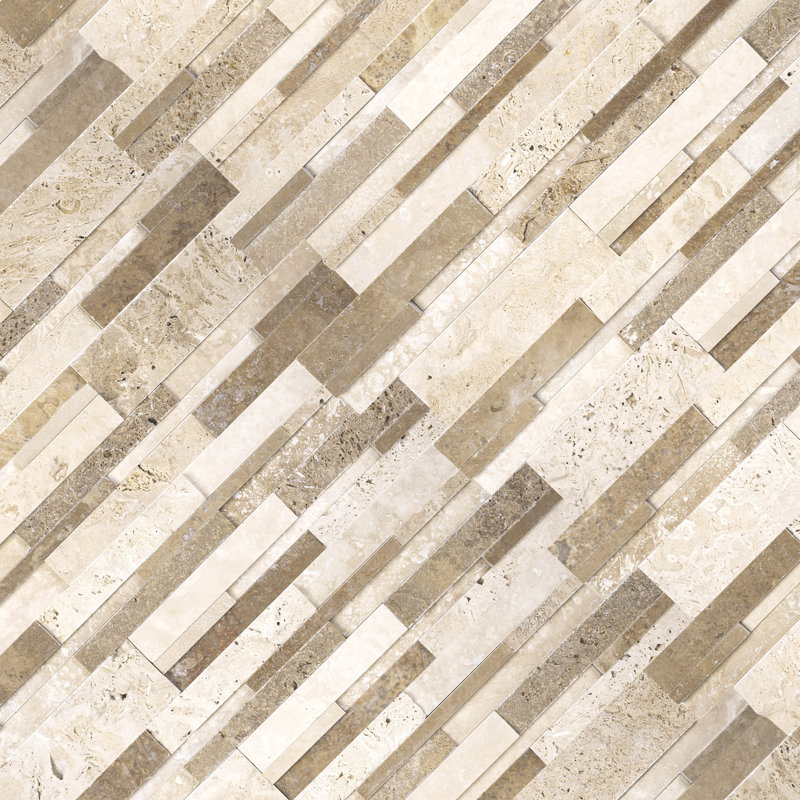 Stonecrest 6 in. x 24 in. Multi Finish Natural Stone Ledger Panel Corner Wall Tile, Savile Court