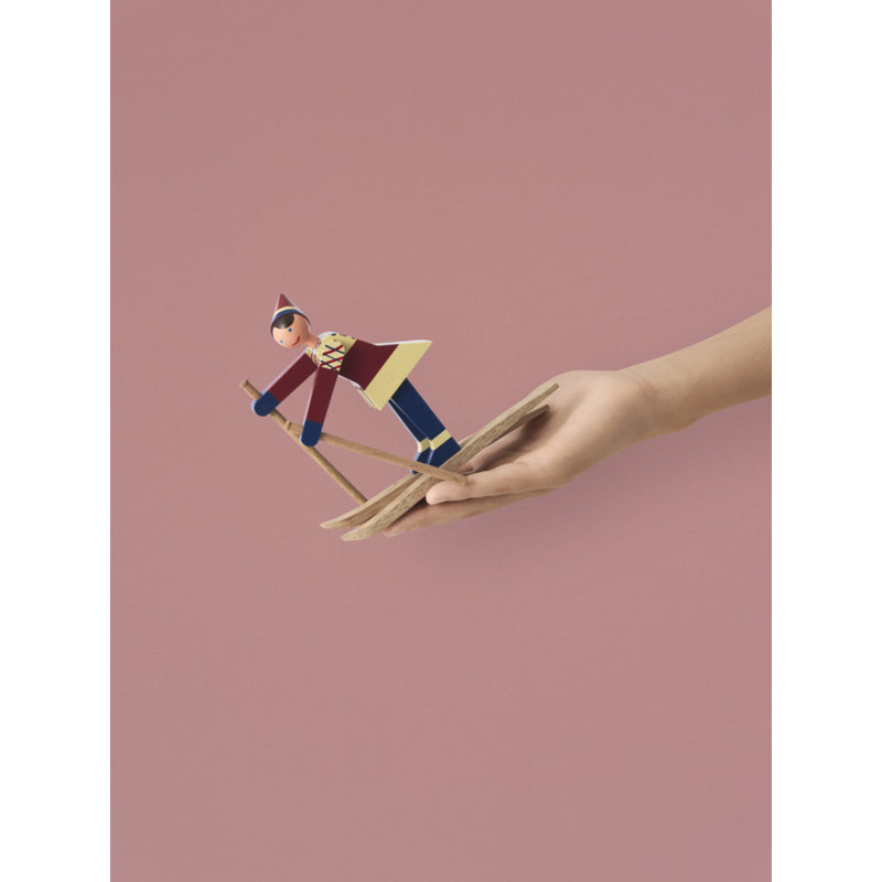 The Skier Datti Figurine