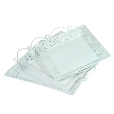 Ensemble de plateaux de service 3 pièces