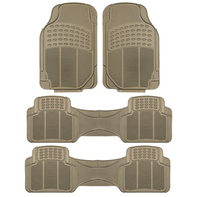 High Quality ClimaProof Trimmable Non-Slip Vinyl Floor Mats Full Set