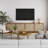 Valero Rustic Wood TV Stand Cabinet With Seagrass Door Panels-110437290