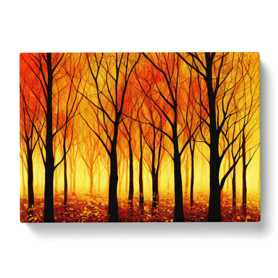 Sublime Autumn Forest - Wrapped Canvas