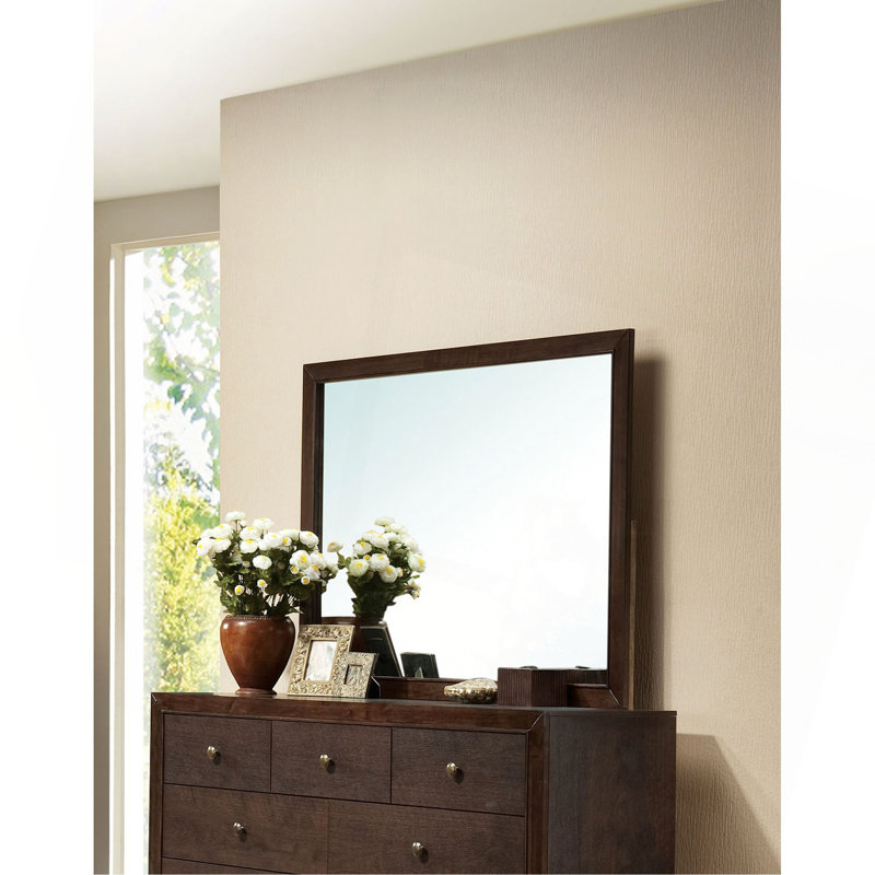 Espresso Finish Mirror