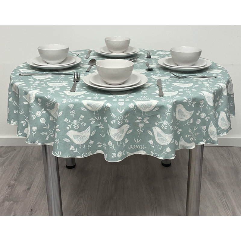 Frazeysburg Tablecloth, 47.6" W x 47.6" L, Seafoam
