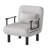Upholstered 3-in-1 Convertible Line Sleeper Chair-290573186