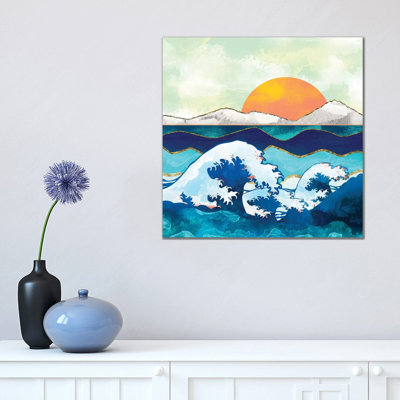 Stormy Waters by SpaceFrog Designs - Wrapped Canvas Painting