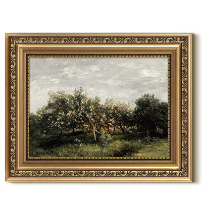 Gold Framed Landscape Wall Art, 8x10 Inch