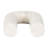 Decorative Rounded Horseshoe Sculpture Object for Tabletop Decor - Modern Marble Accessory Accent for Living Room or Home Decoration - White-86746732
