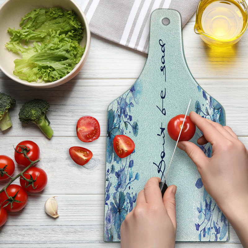 Planche à découper en verre trempé Ambesonne