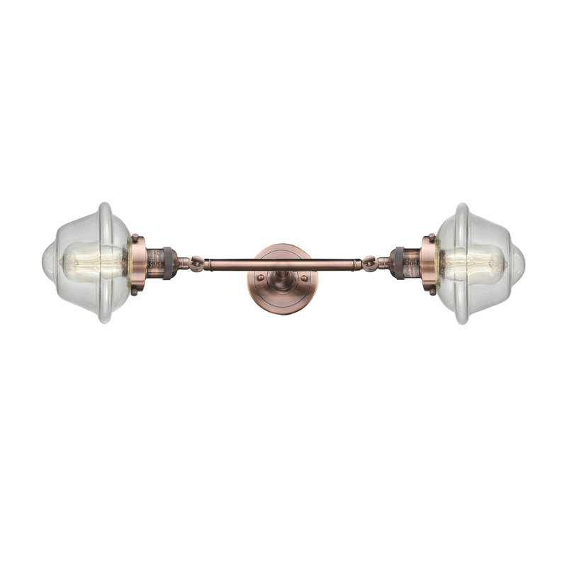 Lavalle 2 - Light Dimmable Vanity Light, LED, Seedy, Antique Copper