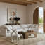 Canapé rembourré 140 po Itala-94482280